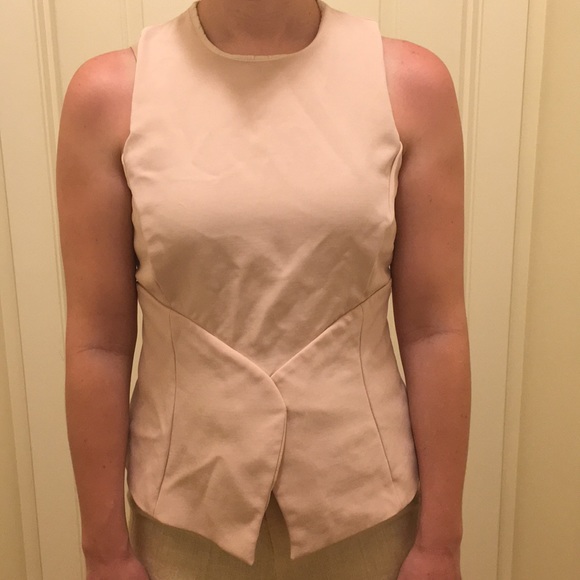 Giorgio Armani Blush Pink Sleeveless Structured To - Picture 2 of 8